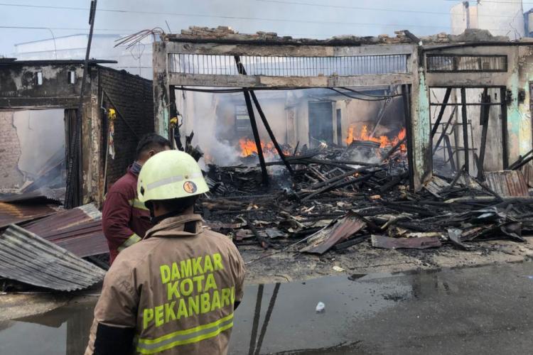 Kepala DPKP Pekanbaru Ungkap Penyebab Kebakaran Hebat di Jalan Pepaya