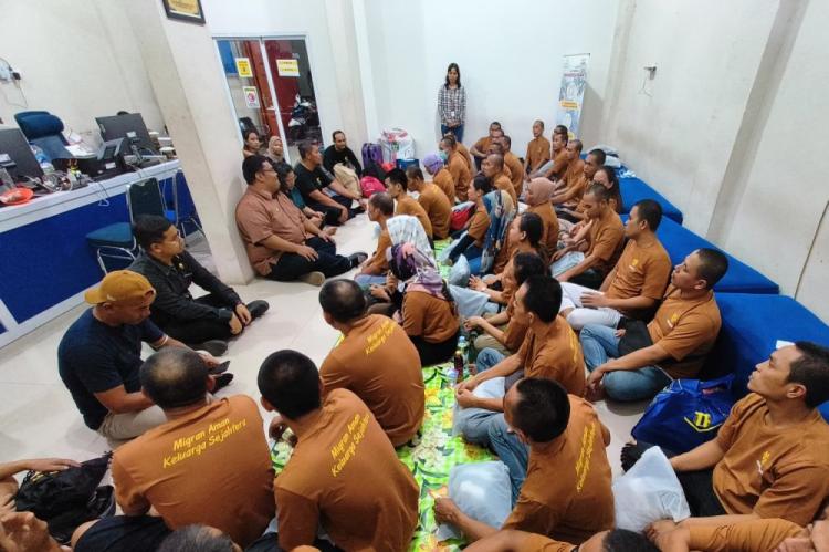43 Pekerja Migran Indonesia Bermasalah Tiba di Dumai