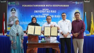 Kejati Riau dan Universitas Riau Tandatangan Nota Kesepahaman