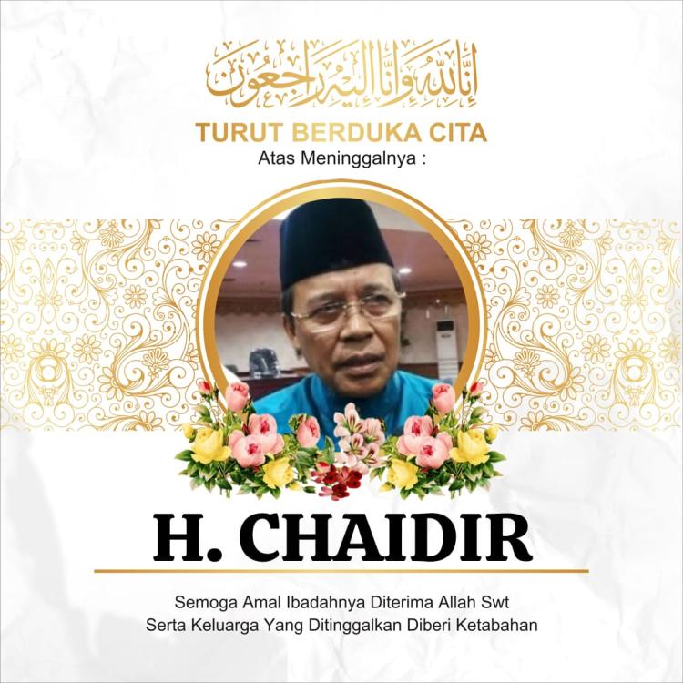 Kabar Duka, Tokoh Riau Dr Chaidir Meninggal Dunia