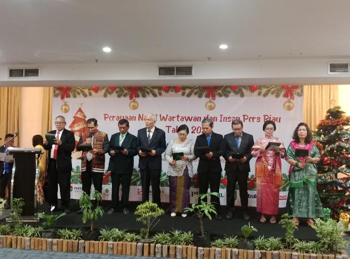 Perayaan Natal Wartawan dan Insan Pers Riau 2025 Penuh Kasih
