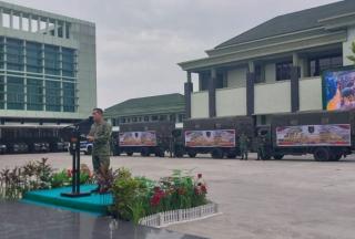 Kodam XIX/TT Kirim 12 Truk Sembako ke Sumbar, Sumut dan Aceh