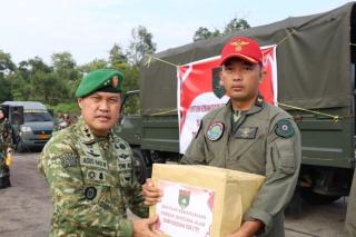 Tak Hanya Logistik, Kodam XIX/TT Siagakan Personel Bantu Korban Bencana di Tiga Provinsi