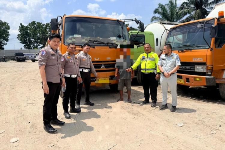 Polisi Berhasil Bekuk Supir Truk Maut di Kampar
