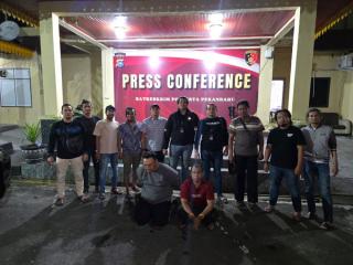 Gelapkan Motor Konsumen, Dua Kolektor Leasing di Pekanbaru Ditangkap Polisi