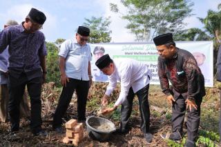 Wawako Pekanbaru Letak Batu Pertama Pembangunan Tahfidz  Al-Quran Nurbais