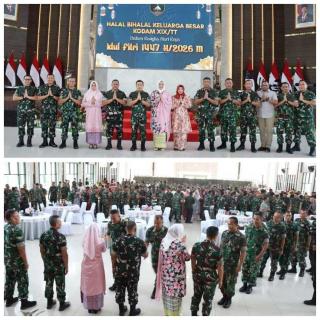 Pererat Sinergitas, Kapolda Riau Halal Bihalal ke Kodam XIX/TT dan Pengadilan Tinggi