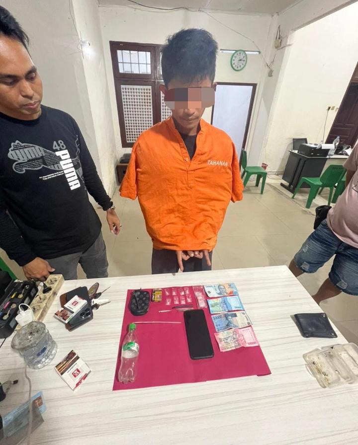 Polsek Tambang Grebek Rumah Pengedar Narkoba