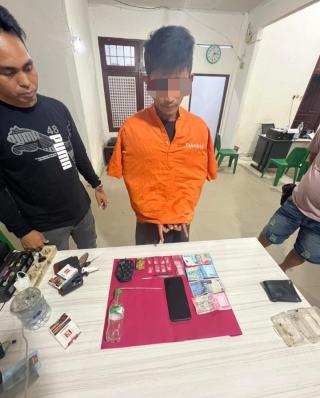 Polsek Tambang Grebek Rumah Pengedar Narkoba