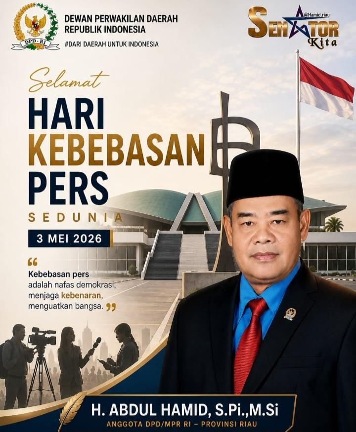 Abdul Hamid : Kebebasan Pers adalah Nafas Demokrasi dan Momentum Perkuat Peran Media