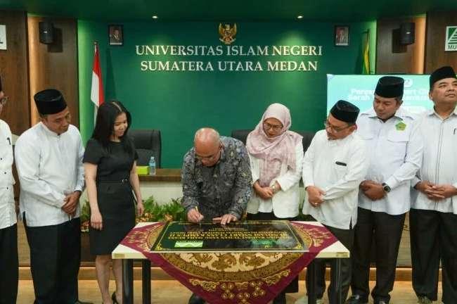 Kuatkan Kualitas Pendidikan, PT. Musim Mas Fasilitasi Smart Class di UINSU 