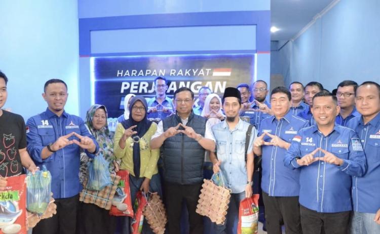 Ketua DPC Demokrat Pekanbaru Dampingi Sekjen DPP Kunker ke Sekretariat