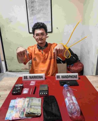 Satresnarkoba Polres Kampar Tangkap Pengedar Narkoba di Bangkinang Kota