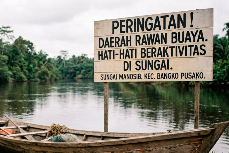 Diterkam Buaya, Warga Rohil Meninggal Dunia Setelah Dirawat Intensif