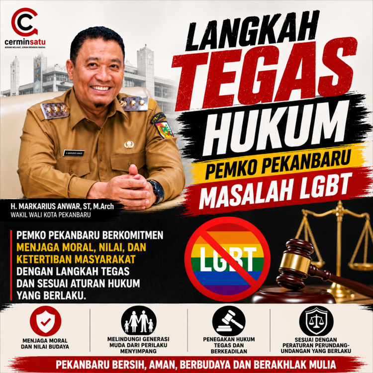 Tolak LGBT, Pemko Pekanbaru Ambil Langkah Tegas dan Hukum