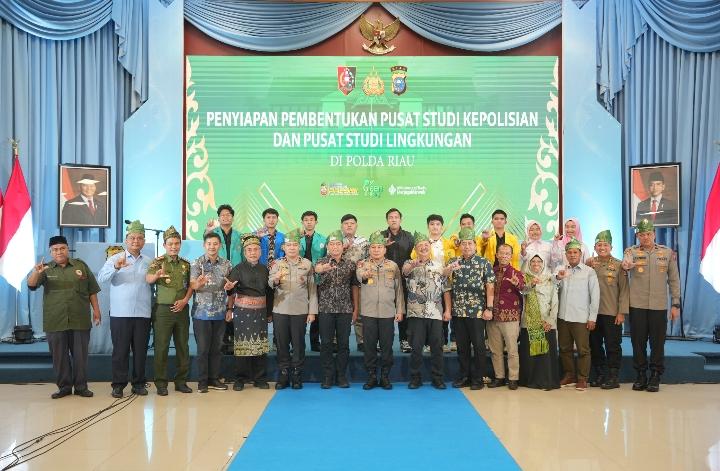 Polda Riau Bentuk Studi Kepolisian dan Lingkungan Perkuat Green Policing