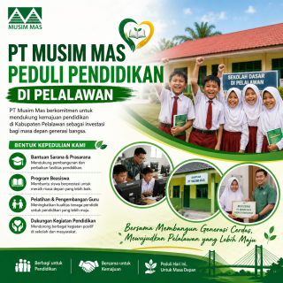 Dukung Dunia Pendidikan, PT Musim Mas Berikan Bantuan Pembangunan Tiga Ruangan Belajar 