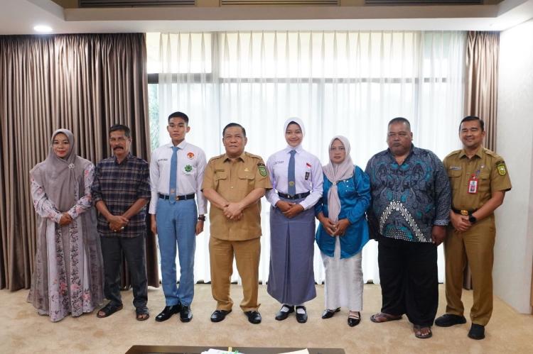 Harumkan Nama Riau di Tingkat Nasional, Rizqi dan Arifa Bakal Disambut Pemprov 
