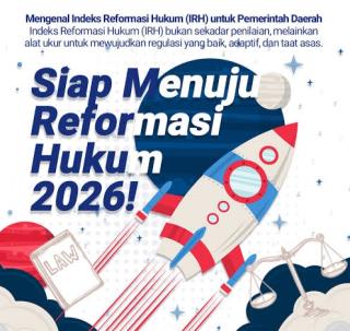 Pemprov Riau Raih Peringkat III Indeks Reformasi Hukum 2026