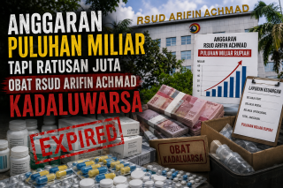 Anggaran Puluhan Miliar, Tapi Ratusan Juta Obat RSUD Arifin Ahmad Justru Kadaluarsa