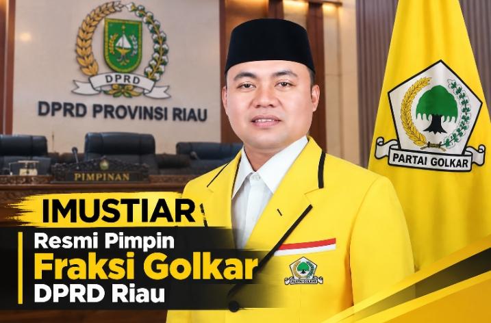 Gantikan Nalladia Ayu Rokan, Imustiar Resmi Pimpin Fraksi Golkar DPRD Riau