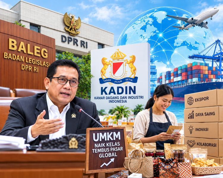 Baleg DPR RI Dorong Kadin Bantu UMKM Tembus Pasar Global