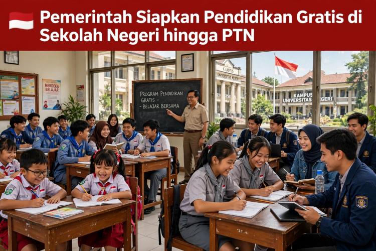 Presiden Tegaskan Komitmen Buat Pendidikan Gratis dari TK Hingga PTN