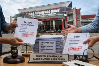 Tegas, Ahli Waris Tantang Pemko Untuk Buktikan Dasar Bangunan Kios dan Los Pasar Simpang Baru Panam