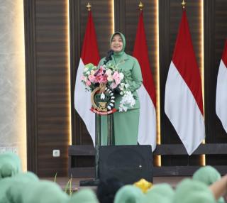 Persit KCK Kodam XIX/Tuanku Tambusai Perkuat Soliditas dan Peran Keluarga Prajurit