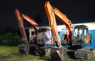 Dua Ekskavator dan 6 SKGR Disita, Polres Bengkalis Usut Penggarapan Hutan Illegal