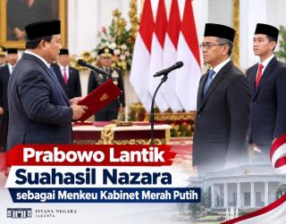 Gantikan Purbaya, Presiden Lantik Suahasil Nazara Jadi Menteri Keuangan