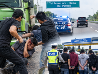 Gerak Cepat, PJR Tangkap Pelaku Diduga Aniaya Supir Truk di Tol Permai