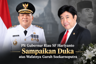 Plt Gubernur Riau Sampaikan Duka Atas Wafatnya Guruh Soekarnoputra