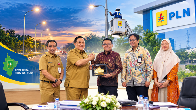 Pemprov Riau Perkuat Sinergi dengan PLN, Penerangan Jalan Jadi Fokus Utama