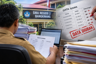 Kepsek SMAN 2 Bangkinang Diduga Manipulasi Data Dana BOS